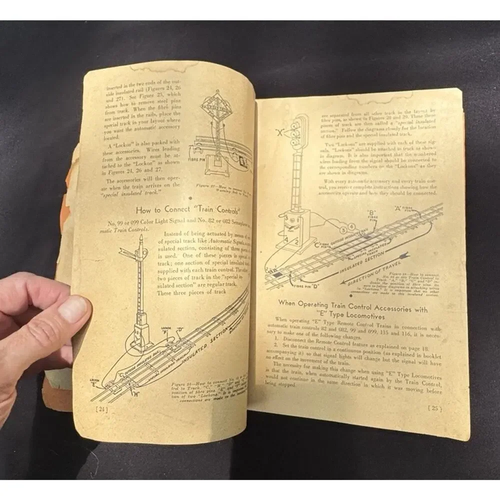 Vintage Lionel Trains Instructions Assembling and Operating Manual Booklet -5/20
